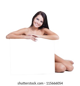 Holding Billboard Naked Images Stock Photos Vectors Shutterstock