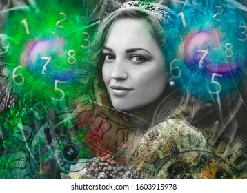 Beautiful Woman Numerology And Time
