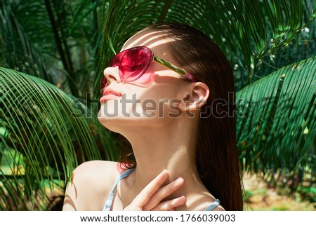 Beautiful Woman Sun Summer Tropics