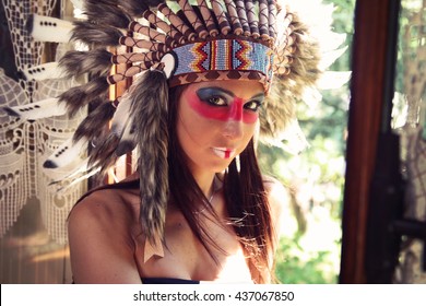 beautiful indian headdress