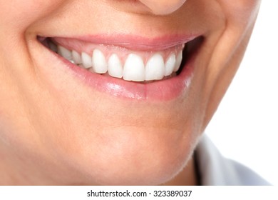 Schöne Weiße Zähne. Zahnärztliche Versorgung.