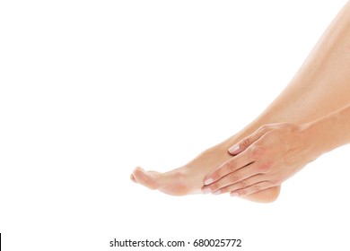 Beautiful Women Feet Isolated On White Stock Photo 680025772 | Shutterstock