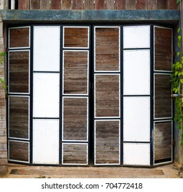 Beautiful Wooden Accordion Door                    