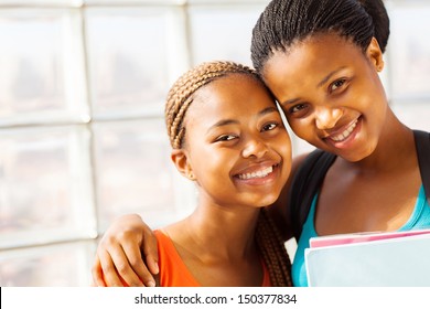 Beautiful Young African College Girl Friends