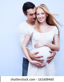 Beautiful Young Couple Expecting Baby