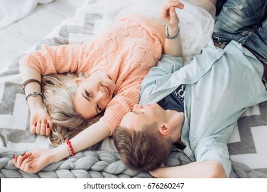 Beautiful young couple in love - Powered by Shutterstock