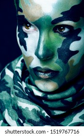 Army Face Paint Images, Stock Photos & Vectors | Shutterstock