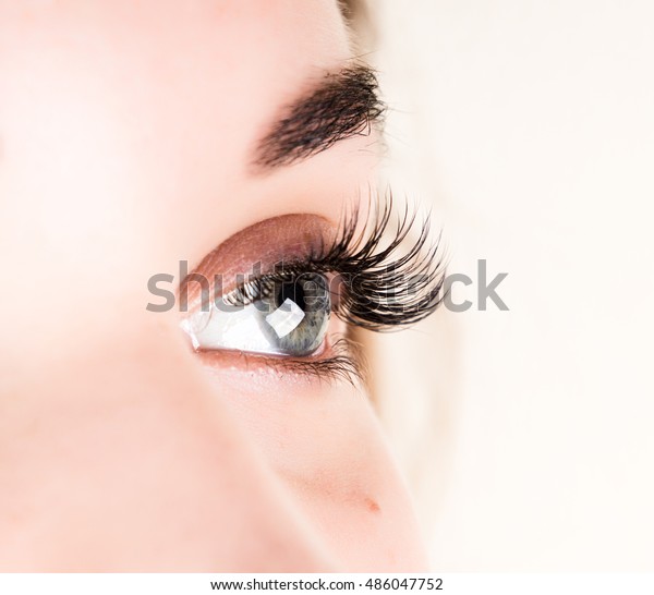 Beautiful Young Girl Eyelash Extension Woman Stock Photo (Edit Now ...