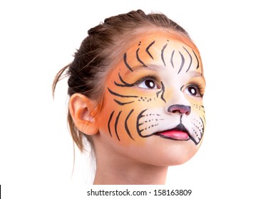 Kid Painted Face Images Stock Photos Vectors Shutterstock