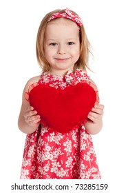 beautiful young girl with heart beautiful young girl with heart