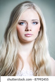 Blonde Hair Blue Images Stock Photos Vectors Shutterstock