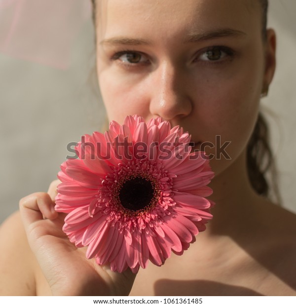 600px x 620px - Beautiful Young Girl Nude Make Pink Stock Photo (Edit Now ...