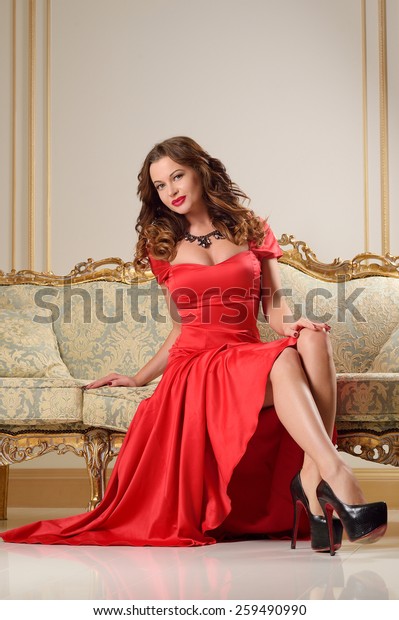 big girl red dress