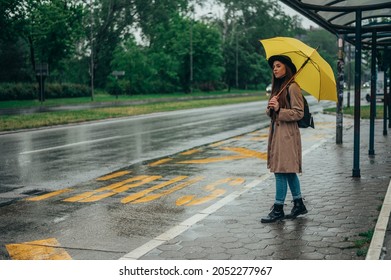 655 Wait bus rain Stock Photos, Images & Photography | Shutterstock