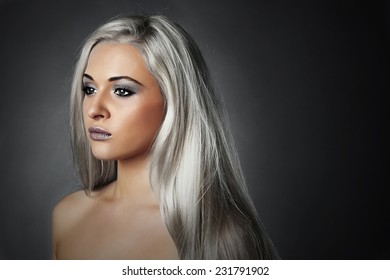 Imagenes Fotos De Stock Y Vectores Sobre Gray Hair Young