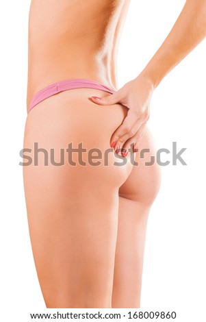Beautiful young woman's body .