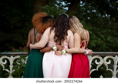 Beautiful Young Women Having Fun At Their Graduation Party