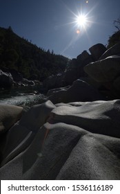 Beautiful Yuba River At Nevada County California
