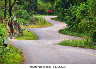 Beautiful Zigzag Road