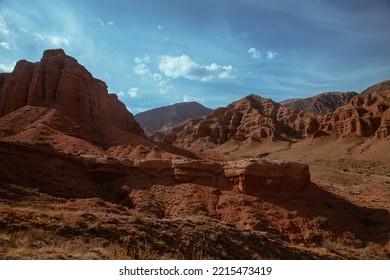 Beautifull Rocky Landscape Desert And Sky