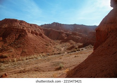 Beautifull Rocky Landscape Desert And Sky