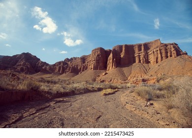 Beautifull Rocky Landscape Desert And Sky