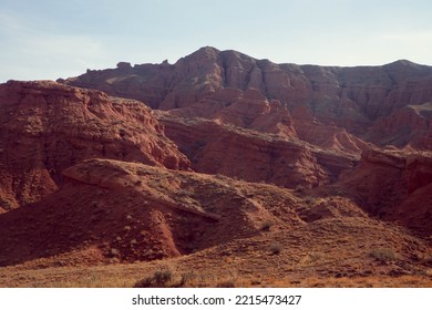 Beautifull Rocky Landscape Desert And Sky