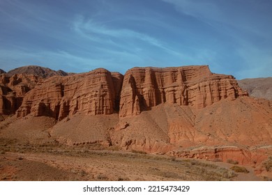 Beautifull Rocky Landscape Desert And Sky