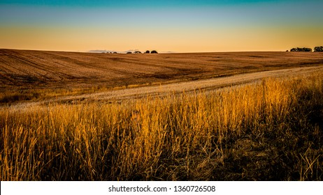 A beautifully captured photograph of an Australian farm under a summer's sunset in Boorabool Victoria 