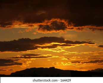 A Beautifully Enchanting New Mexico Sunset