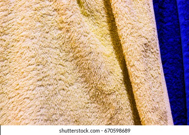 Beautifully Lit Yellow Fabric Texture
