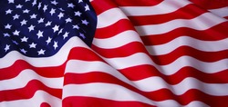 Pięknie Macha Gwiazdą I Pasiastą Amerykańską Flagą