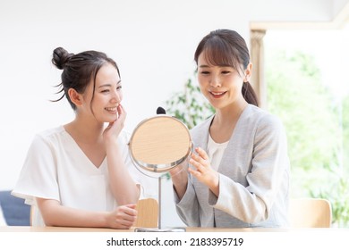 Beauty Advisor And Young Woman