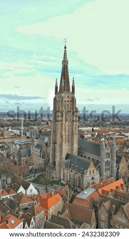 The beauty of Bruges City, Belgium 