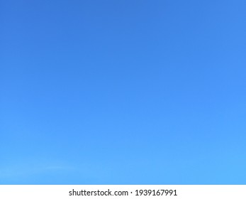 The Beauty Of Clear Blue Sky.