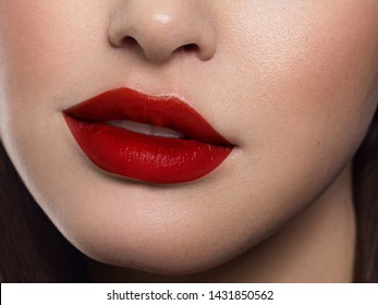 full red lips