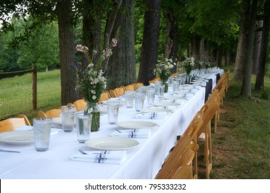 The Beauty Of A Community Dinner Table On The Farm