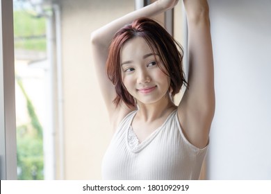 Beauty concept of an asian woman. Skin care. Body care. Hair removal.
*Prohibited by terms of use: Using for adult, porno and dating contents.