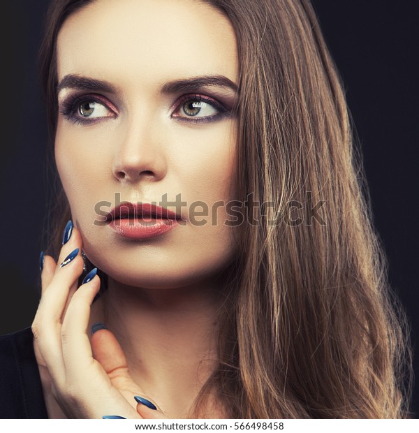 Beauty Face Young Blonde Hair Girl Stock Photo Edit Now 566498458