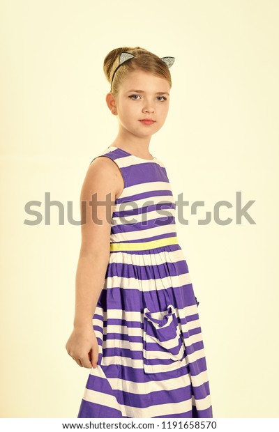 Beauty Fashion Pinup Style Childhood Beauty Stock Photo Edit Now