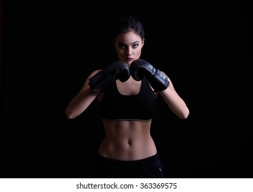 Beauty Fashion Teenage Sport Boxing Girl 