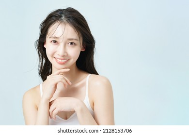 Beauty Image Of A Young Woman With Good Skin Gloss