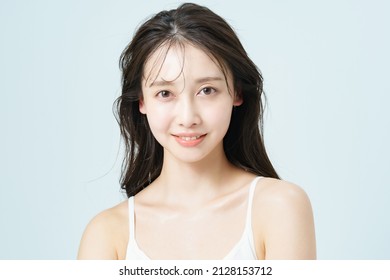 Beauty Image Of A Young Woman With Good Skin Gloss