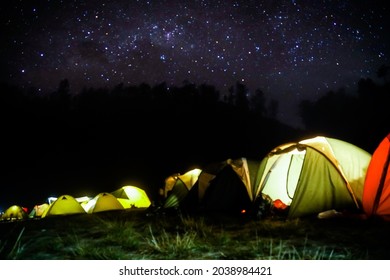 ranu kumbolo malam hari