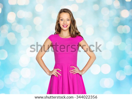 Similar – Image, Stock Photo beautiful teenager girl at the pool drinking orange juice