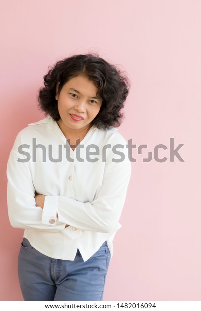 Beauty Portrait Asian Woman Pretty Happy Stock Photo Edit Now