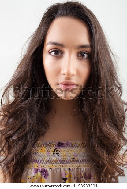 Beauty Portrait Dark Asian Ethnic Young Stock Photo Edit Now