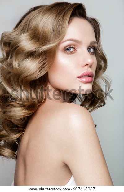 Beauty Portrait Model Natural Makeup Fashion Stock Photo (Edit Now ...