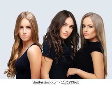 Beauty portrait of a young girls - Shutterstock ID 1176233620