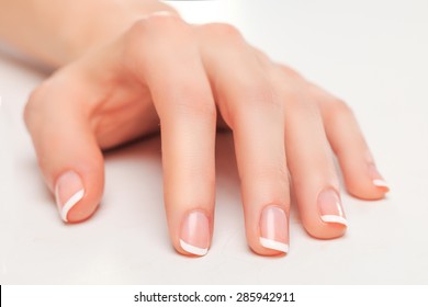 Beauty Salon Nails French Manicure